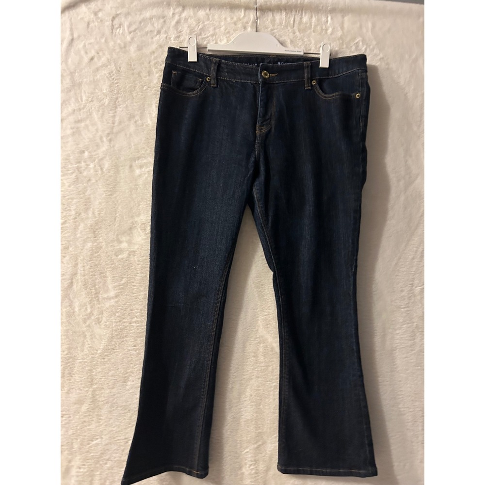 The Limited Denim 312 Bootcut Jeans Womens 14 short Dark Wash‎ Mid Rise Denim